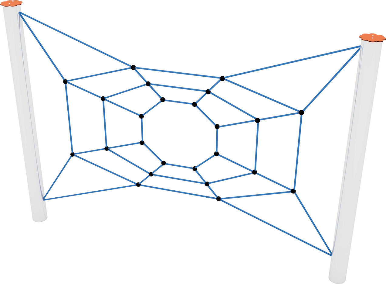 Modulo avventura ragnatela verticale Dragon - Egyensúlyozó eszközök