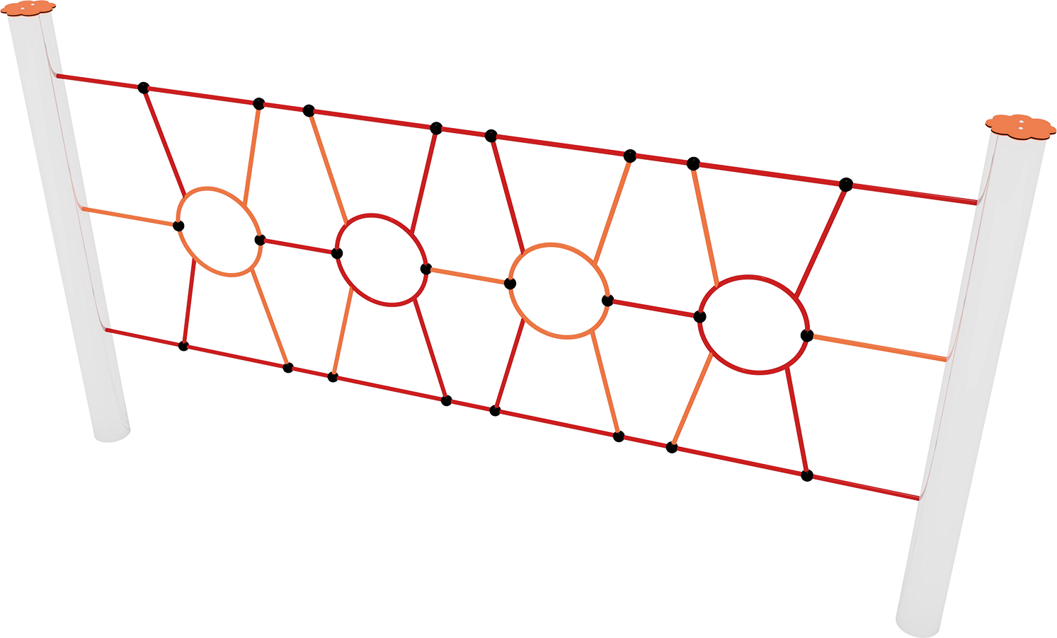 Modulo avventura rete forata Dragon - Egyensúlyozó eszközök