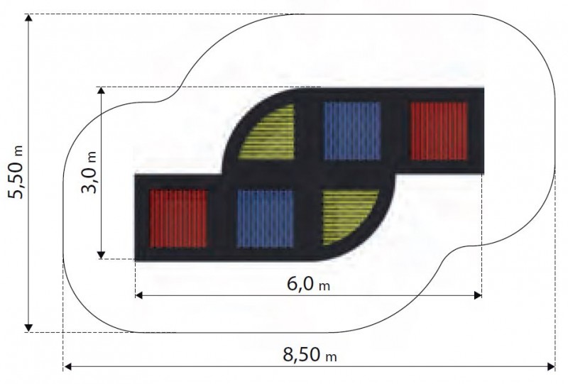Földbe süllyesztett trambulin TUTO 18 MA-SA-118 – Játszóterek