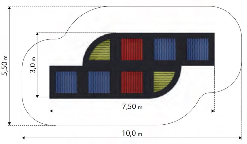 Földbe süllyesztett trambulin TUTO 19 MA-SA-119 – Játszóterek