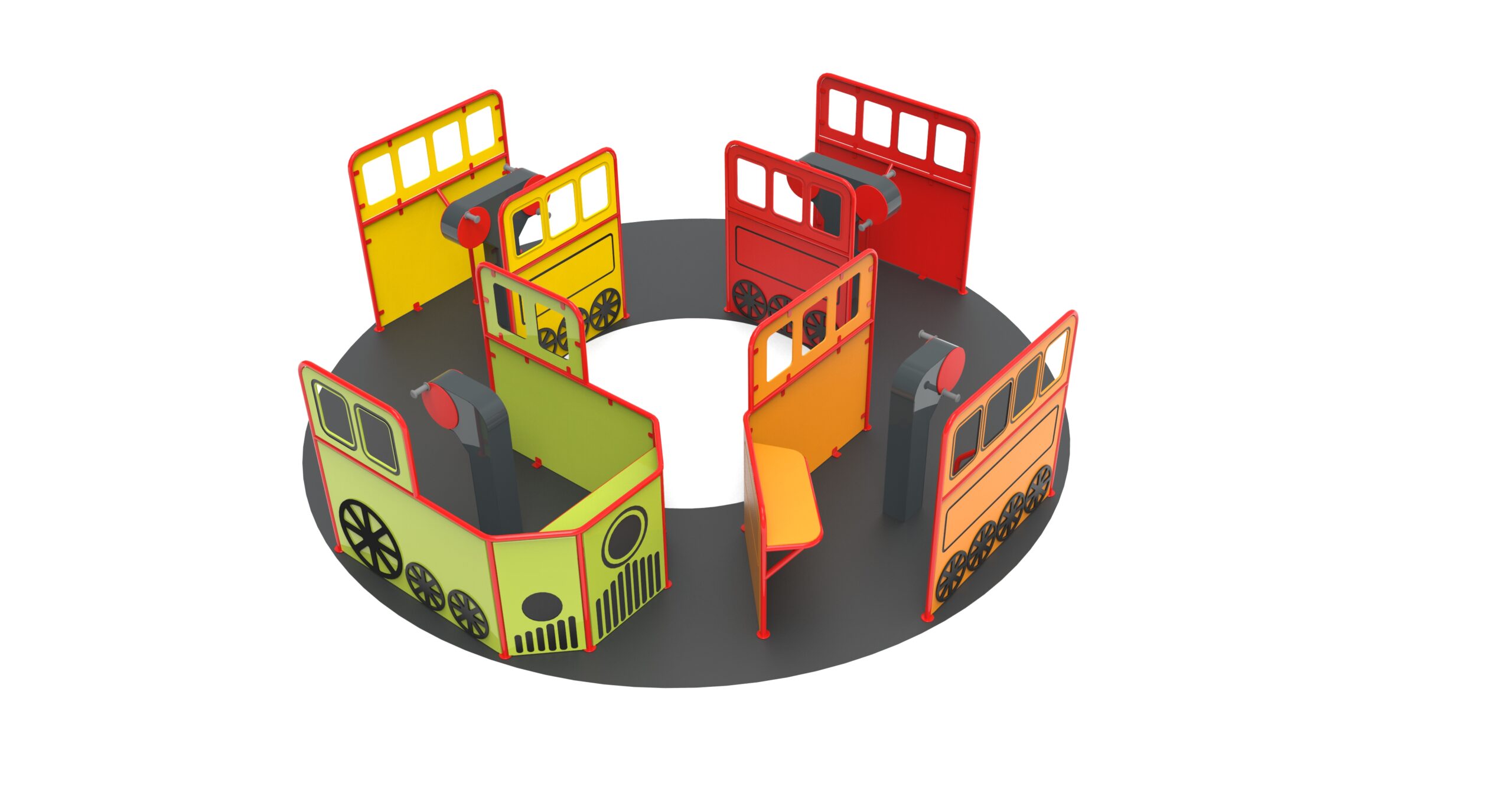 Kolejka integracyjna - Játszóterek