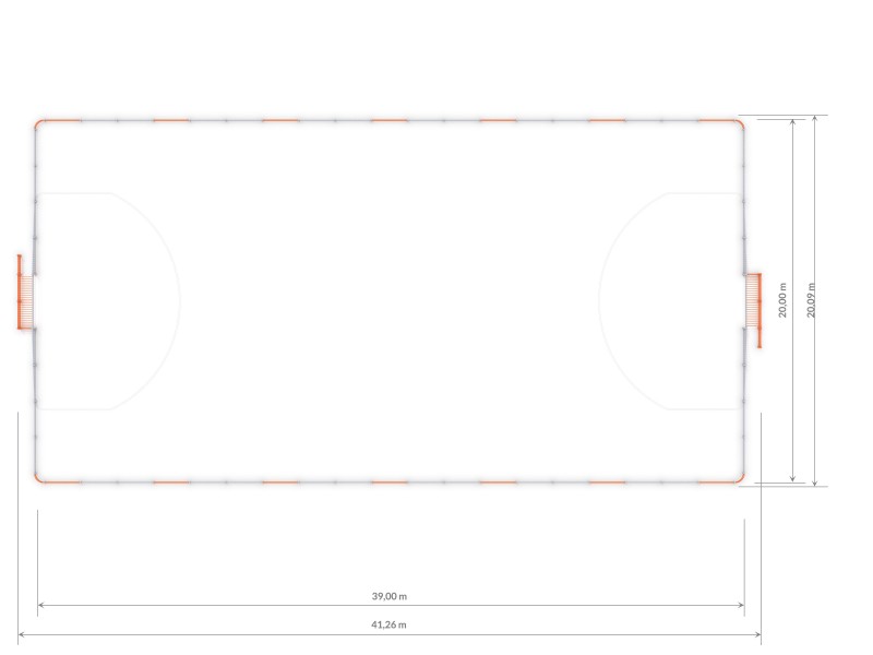 ARENA 6 (39x20m) - Sport aréna