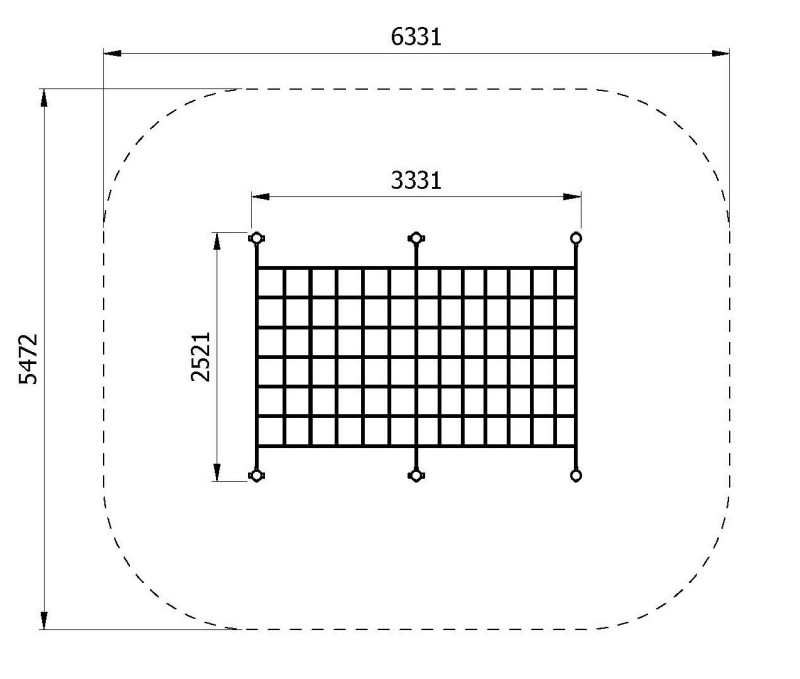 Mászóháló RETO H2050 – MONTO – Játszóterek