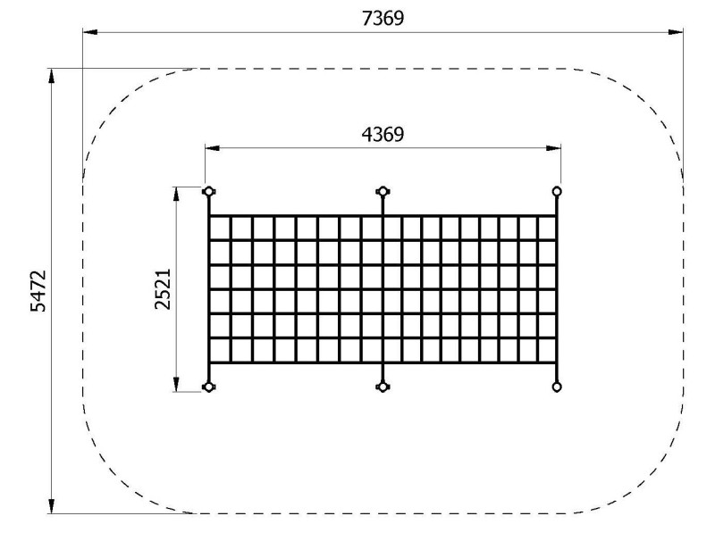 Mászóháló RETO H2750 – MONTO – Játszóterek