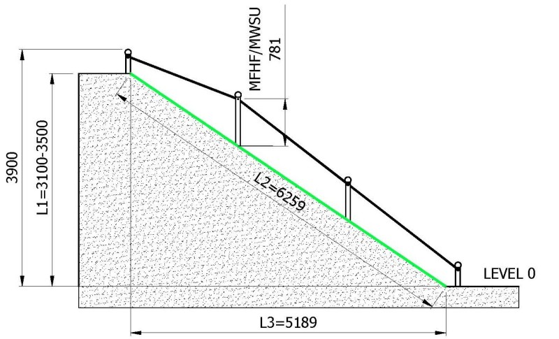 Mászóháló RETO H3500 – MONTO – Játszóterek