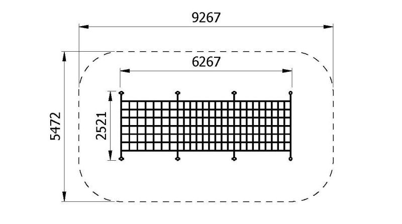 Mászóháló RETO H4000 – MONTO – Játszóterek