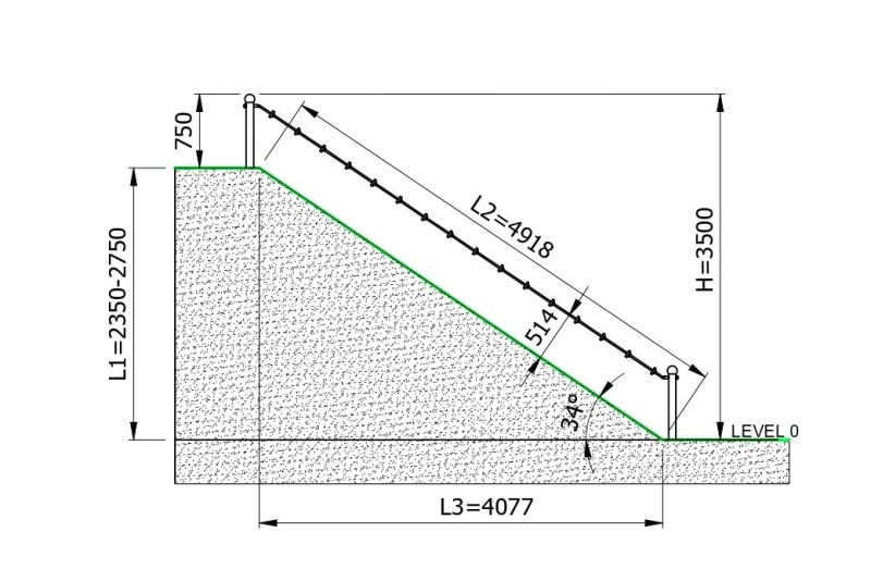 Mászókötél ALIRO H2750 – MONTO – Játszóterek