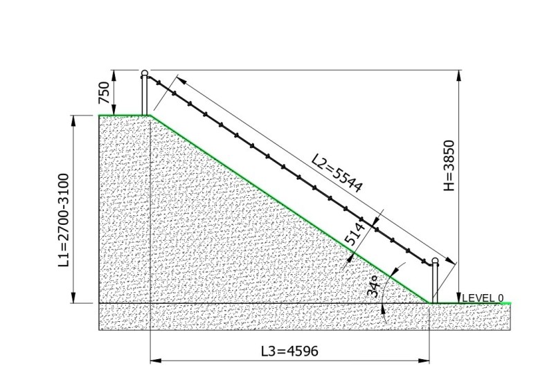 Mászókötél ALIRO H3100 – MONTO – Játszóterek