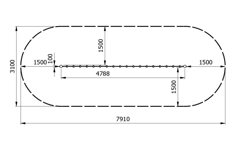 Mászókötél ALIRO H3100 – MONTO – Játszóterek