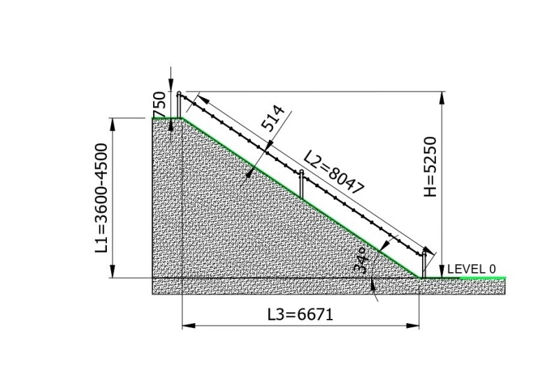 Mászókötél ALIRO H4500 – MONTO – Játszóterek
