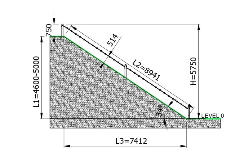 Mászókötél ALIRO H5000 – MONTO – Játszóterek