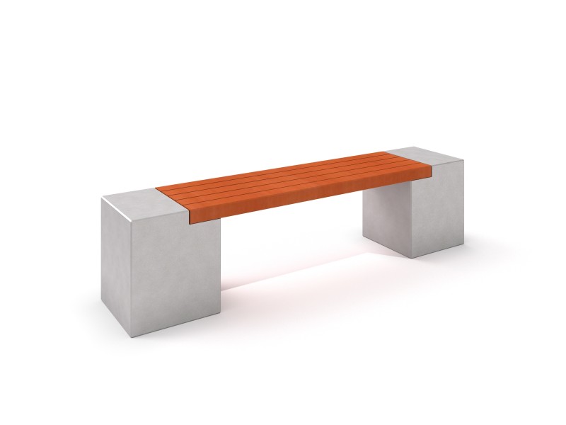 DECO concrete bench 11 – Family TOPAZO - Játszóterek