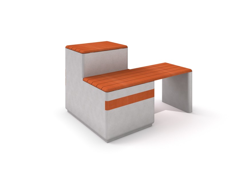DECO concrete bench 13 - Játszóterek