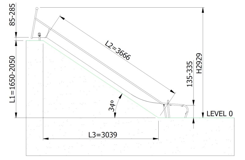 Csúszda GLITI H2050 INCLUSIVE – MONTO – Csúszdák