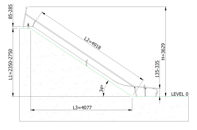 Csúszda GLITI H2750 INCLUSIVE – MONTO – Csúszdák