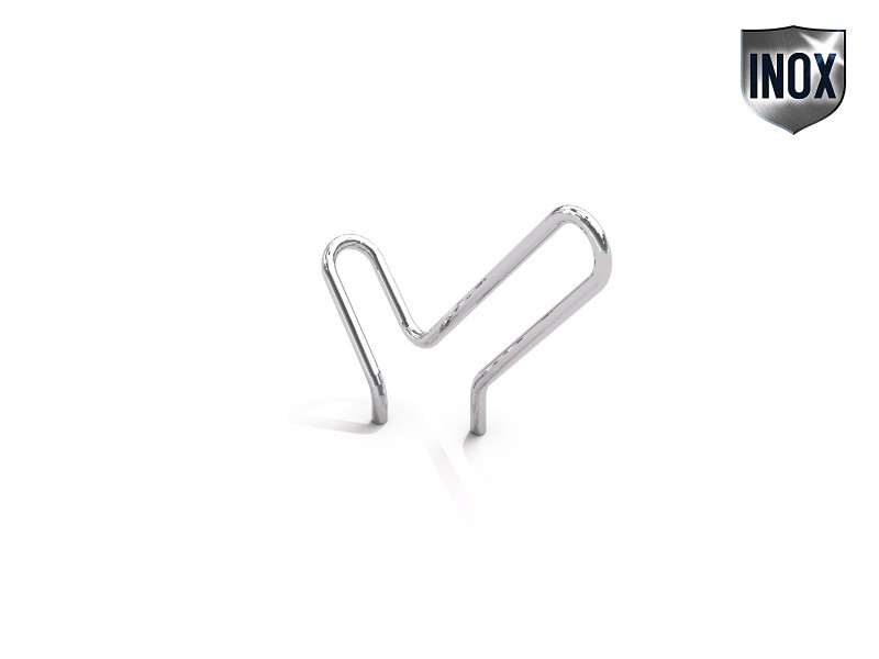 Stainless steel bicycle rack 01 – Family KRONO - Játszóterek