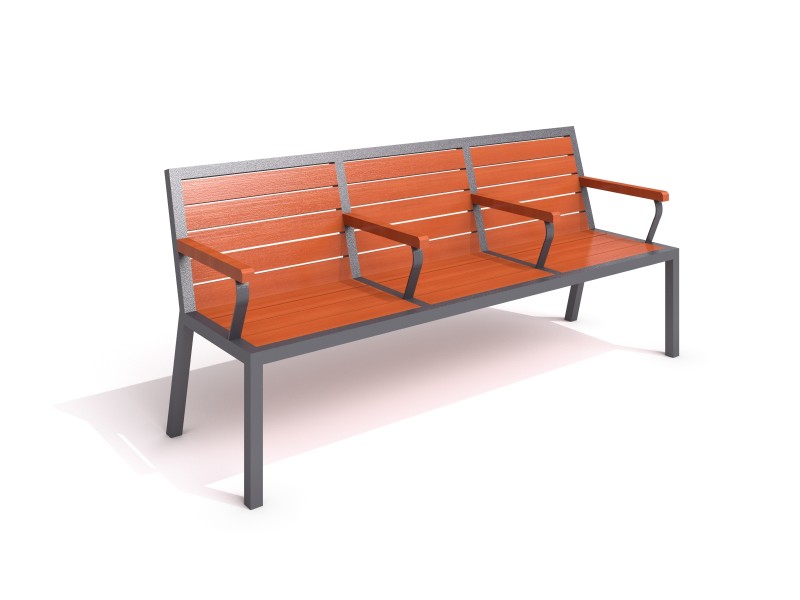 steel bench 20 - Játszóterek