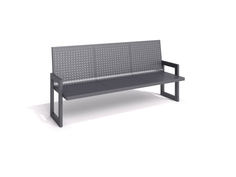 steel bench 21 - Játszóterek