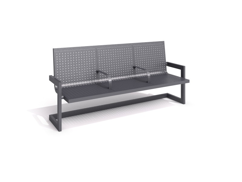 steel bench 22 - Játszóterek