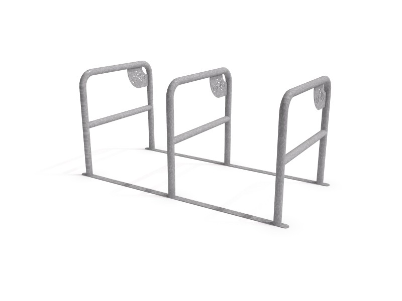 Steel bicycle rack 05 - Játszóterek