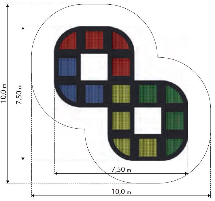 Trambulin TUTO 23 MA-SA-123 – Játszóterek