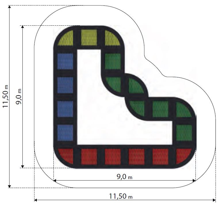 Trambulin TUTO 24 MA-SA-124 – Játszóterek