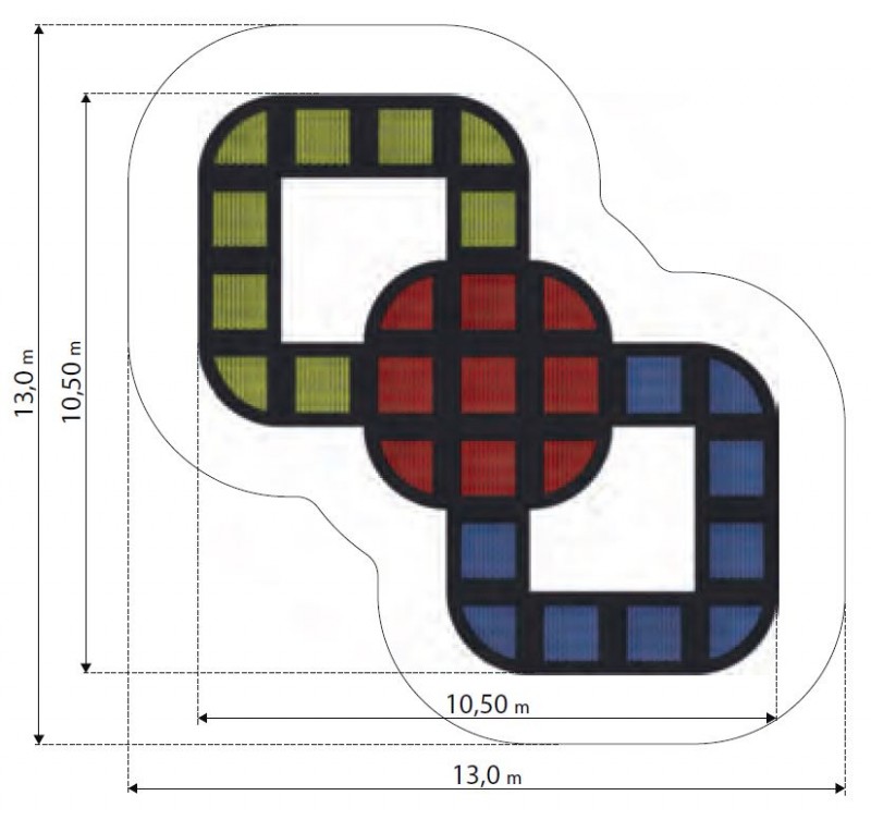 Trambulin TUTO 25 MA-SA-125 – Játszóterek