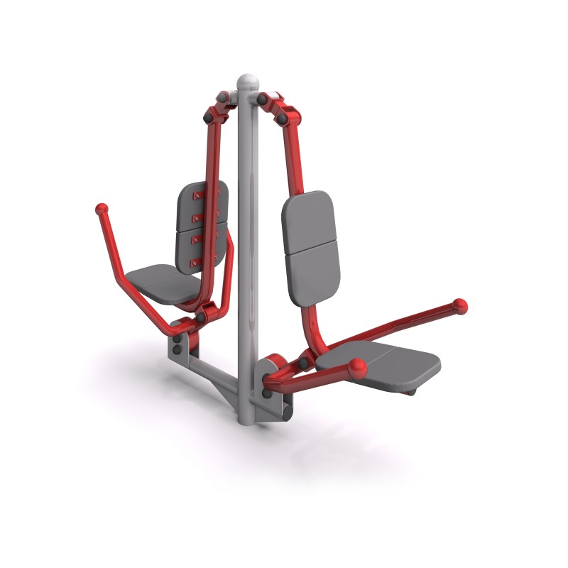Mellnyomó + mellhúzó fitneszgép - Fitnesz gép
