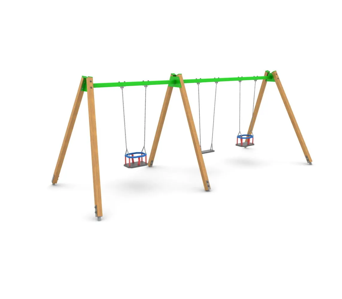 HD-06 Fa hármas hinta - Hinták