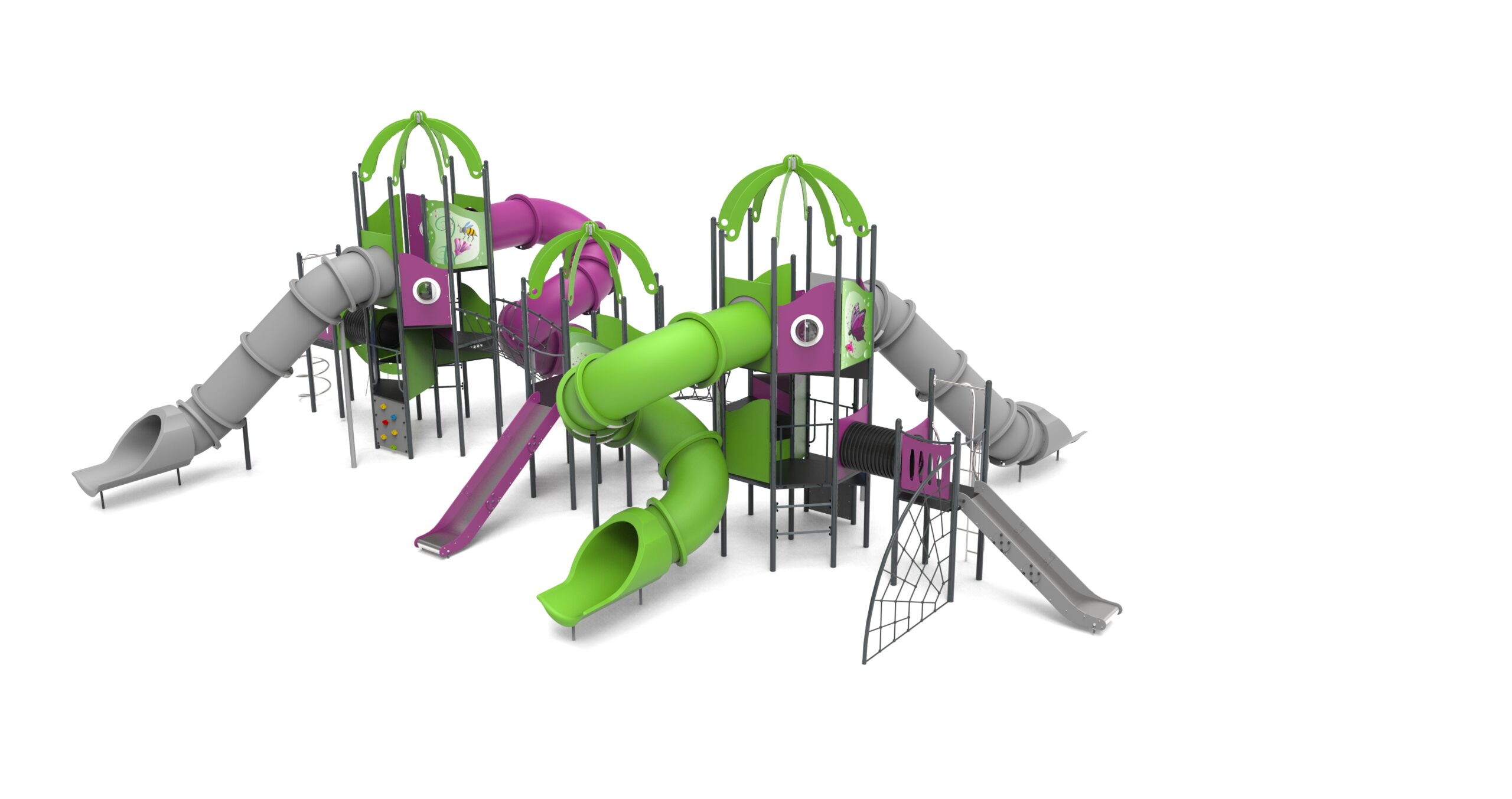 Skylab C4 – modern fémvázas játszószett – FreeKids