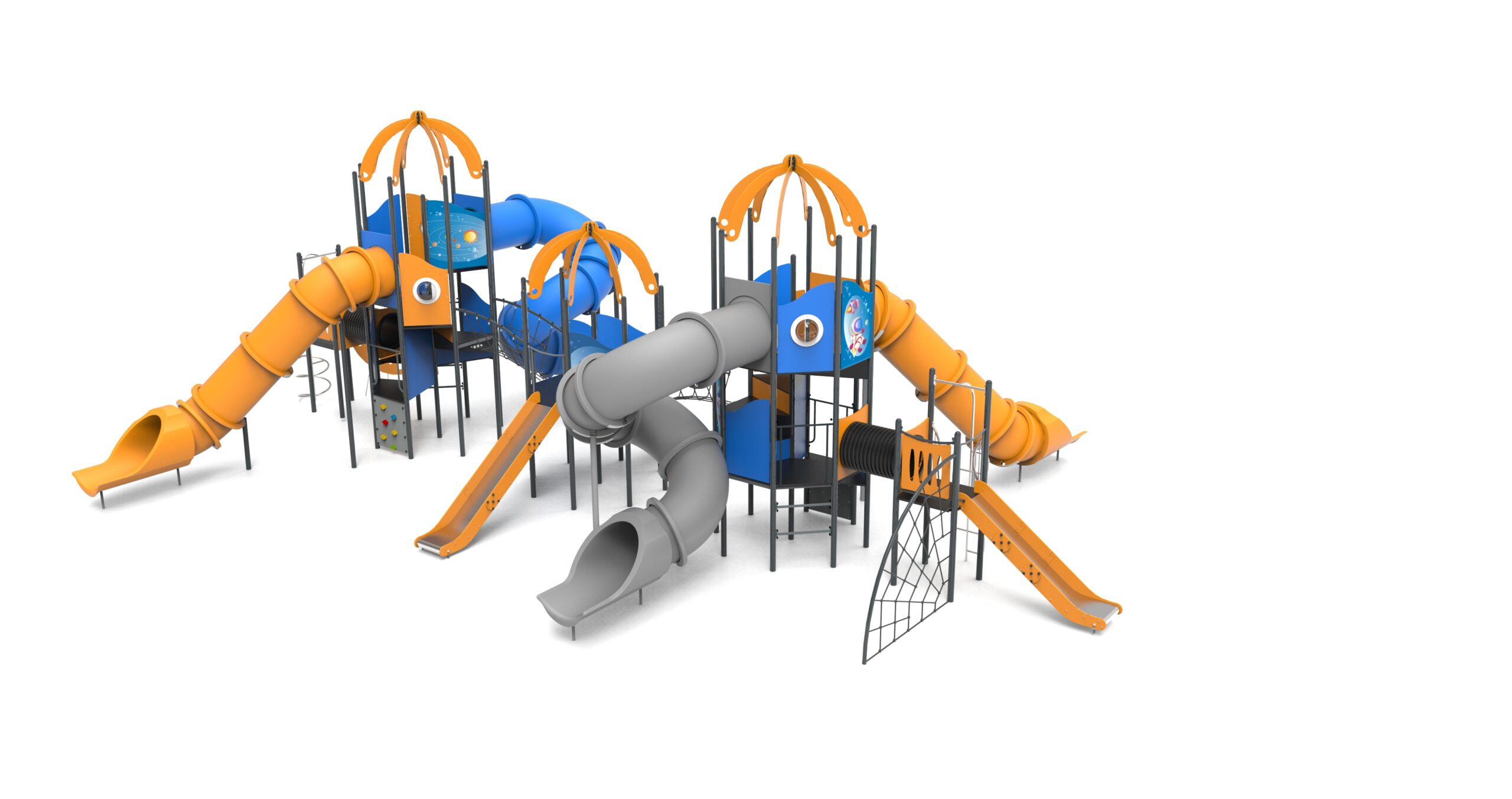 Skylab M4 – modern fémvázas játszószett – FreeKids