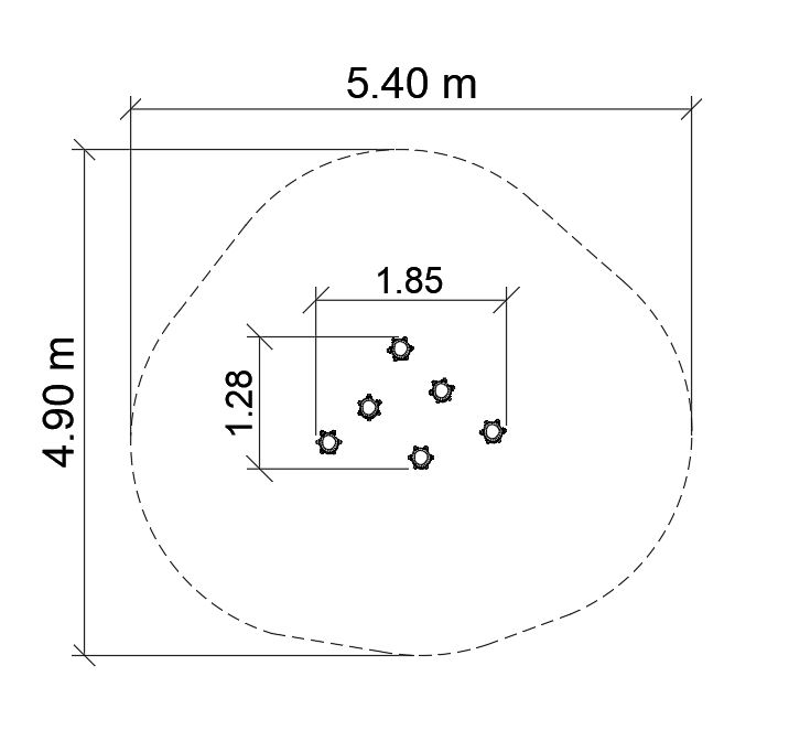 Fogantyús oszlopok akác (6 db) – Játszóterek