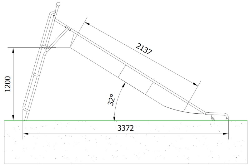 Csúszda FRABINA H 1,2 m – MONTO – Csúszdák