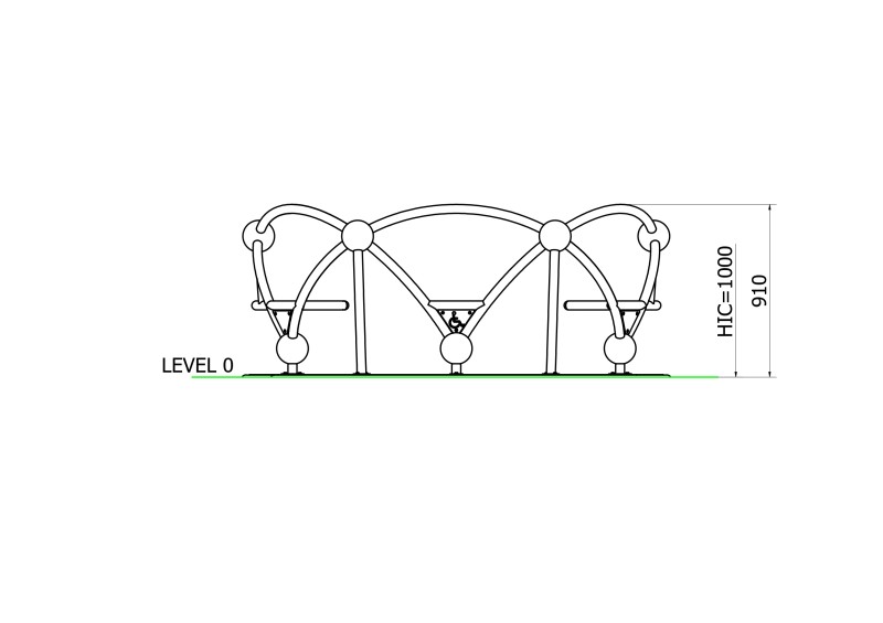 Inkluzív körhinta ATOMIC – INTEGRADO – Inkluzív játszótér