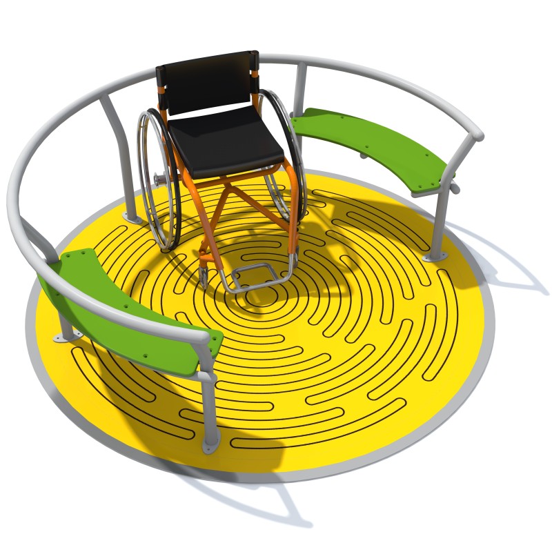 Inclusive roundabout AUTAN 1 (H) – INTEGRADO - Inkluzív játszótér