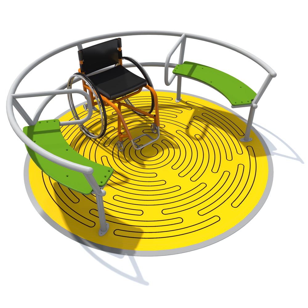 Inclusive roundabout AUTAN 2 (H) – INTEGRADO - Inkluzív játszótér
