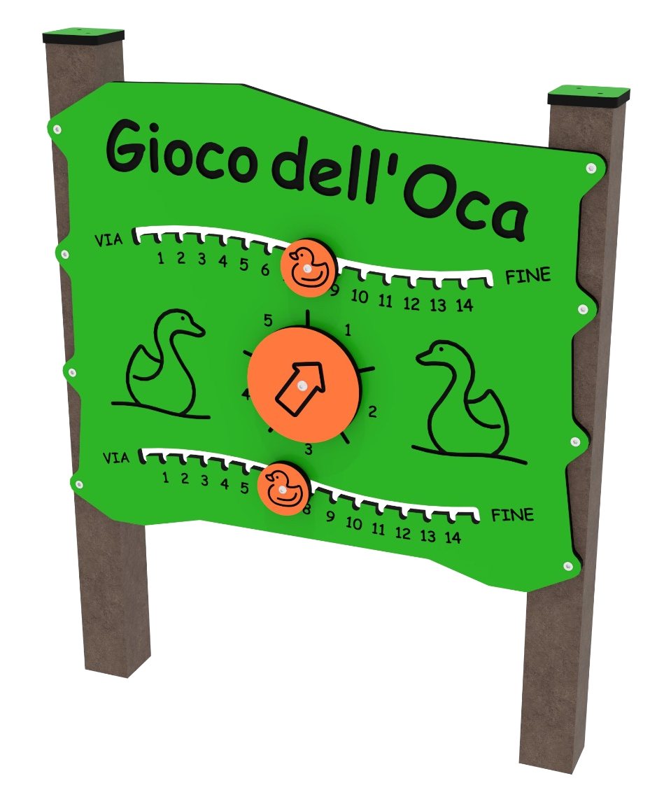 Tree play panel – Gioco dell’oca - Játszó panelek