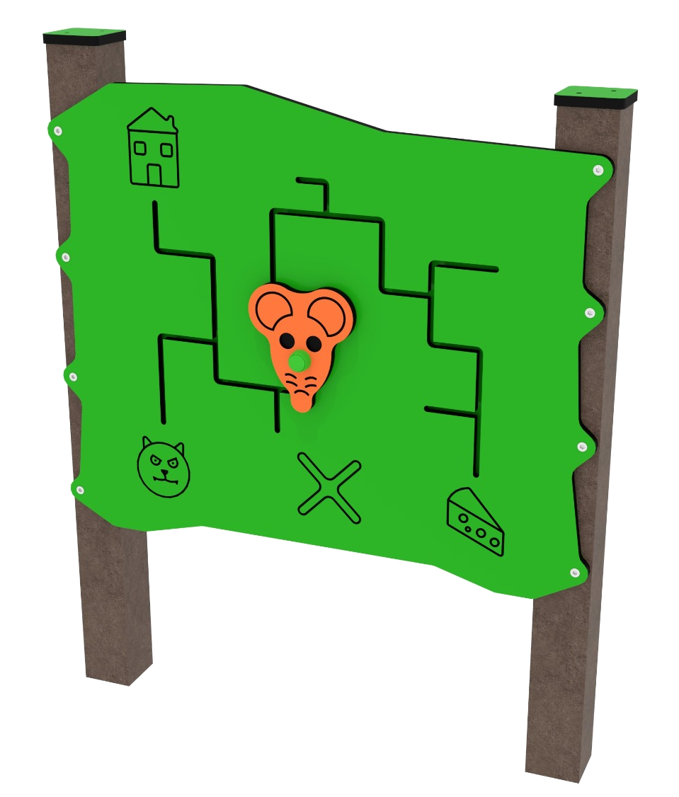 Tree play panel – Topo in trappola - Játszó panelek