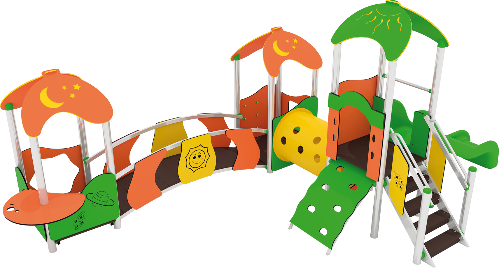 Villaggio Midi Tiger – Multi-gioco struktúrák - Játszóterek