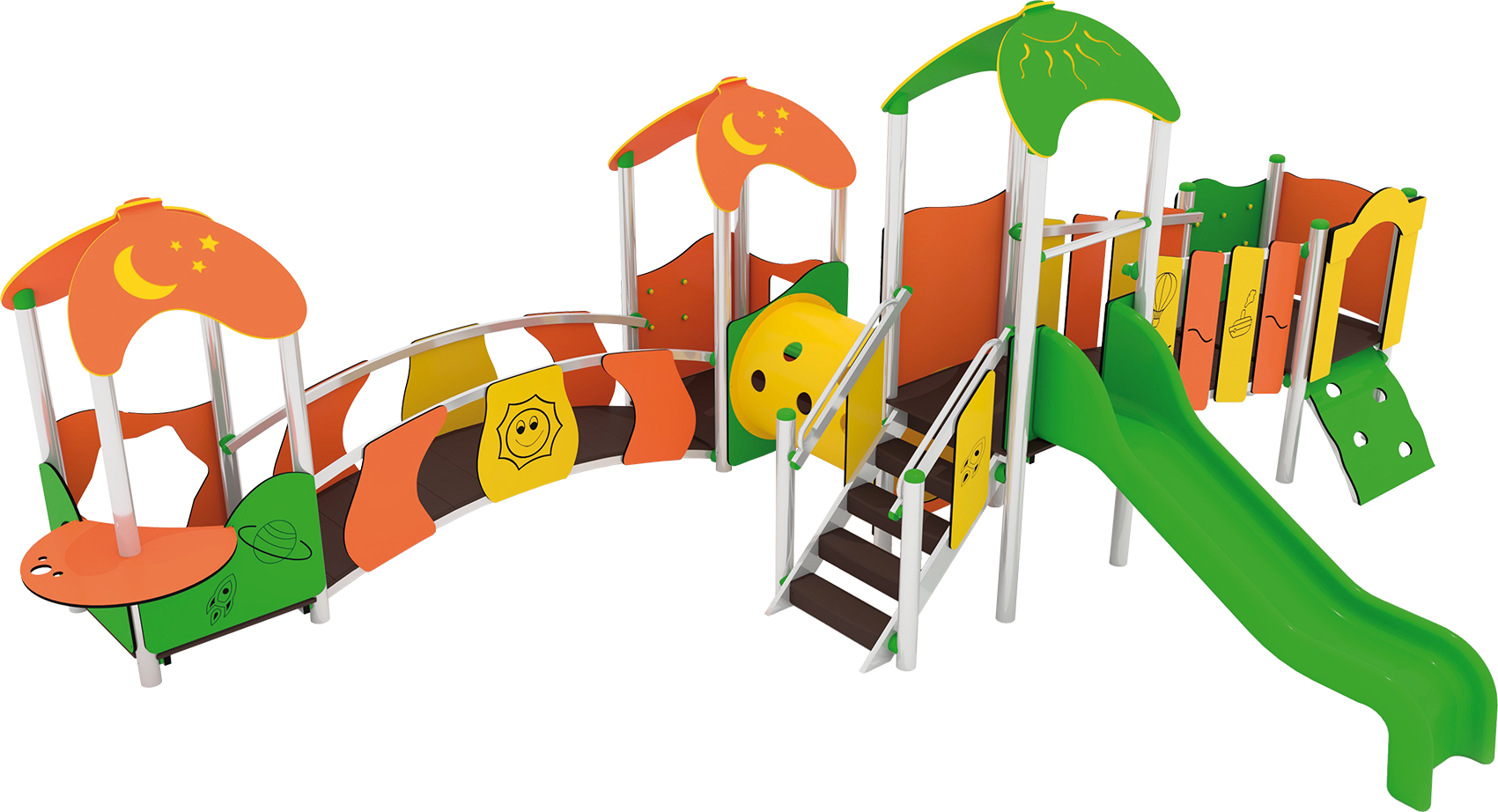 Villaggio Super Tiger – Multi-gioco struktúrák - Játszóterek